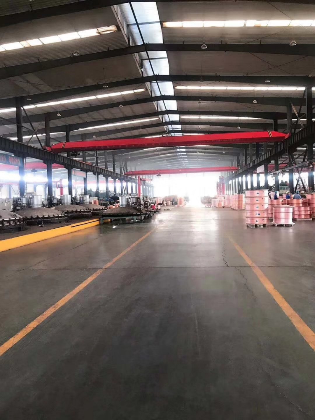 銅管生產(chǎn)現場(chǎng)-盤(pán)管退火、包裝區